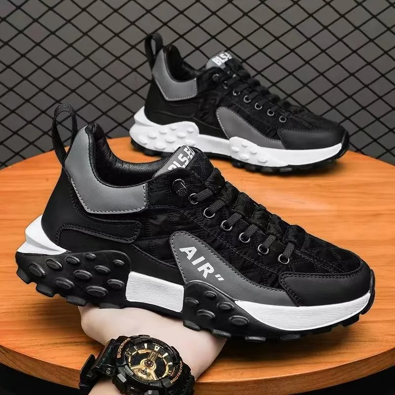 Height-increasing men's orthopedic casual shoes