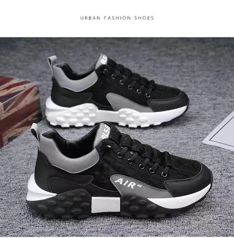 Height-increasing men's orthopedic casual shoes