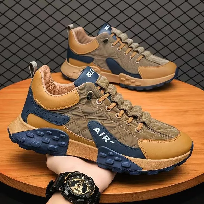 Height-increasing men's orthopedic casual shoes