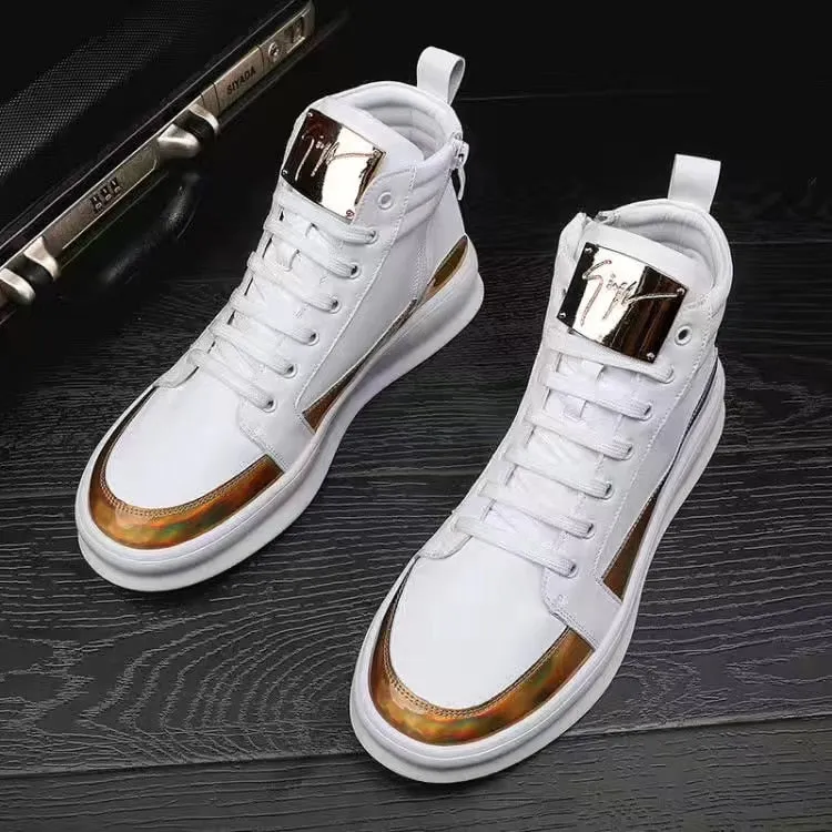High Top Leopard Platform Skate Sport Shoes