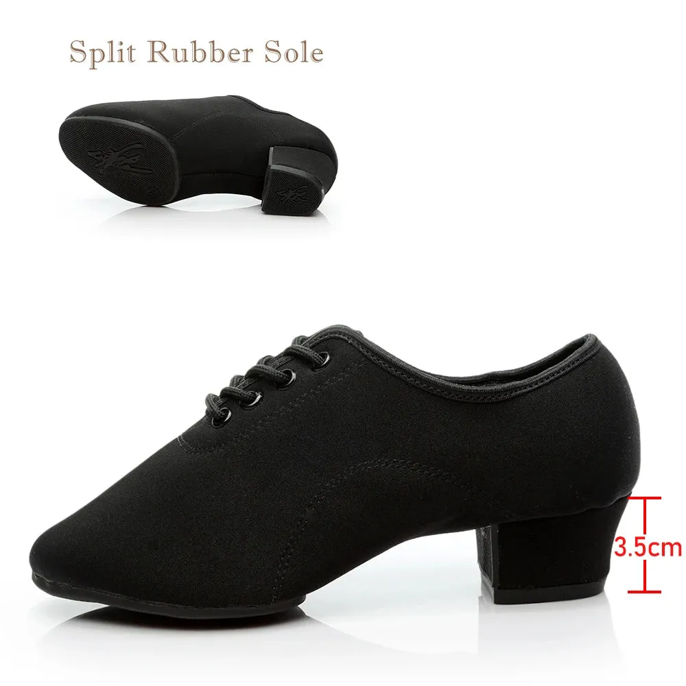 HROYL New Style Men's Latin Dance Shoes Ballroom Tango Man latin dancing Shoes For Boy Closed Toe Sneaker Jazz 18-27.5CM Trainin