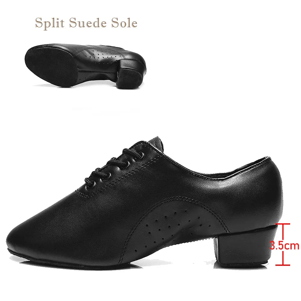 HROYL New Style Men's Latin Dance Shoes Ballroom Tango Man latin dancing Shoes For Boy Closed Toe Sneaker Jazz 18-27.5CM Trainin
