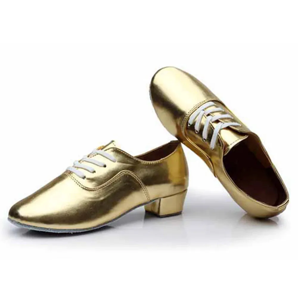 HROYL New Style Men's Latin Dance Shoes Ballroom Tango Man latin dancing Shoes For Boy Closed Toe Sneaker Jazz 18-27.5CM Trainin