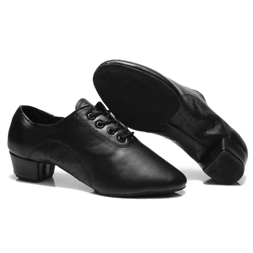 HROYL New Style Men's Latin Dance Shoes Ballroom Tango Man latin dancing Shoes For Boy Closed Toe Sneaker Jazz 18-27.5CM Trainin