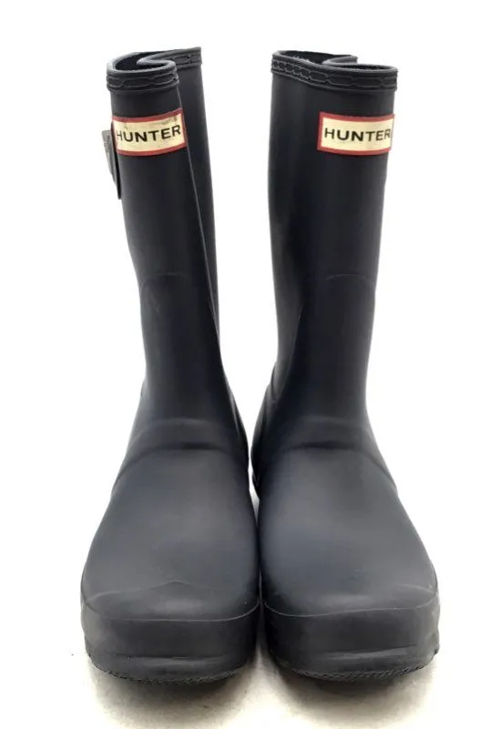 Hunter Women's Black Mid-Calf Rain Boots - Size 8