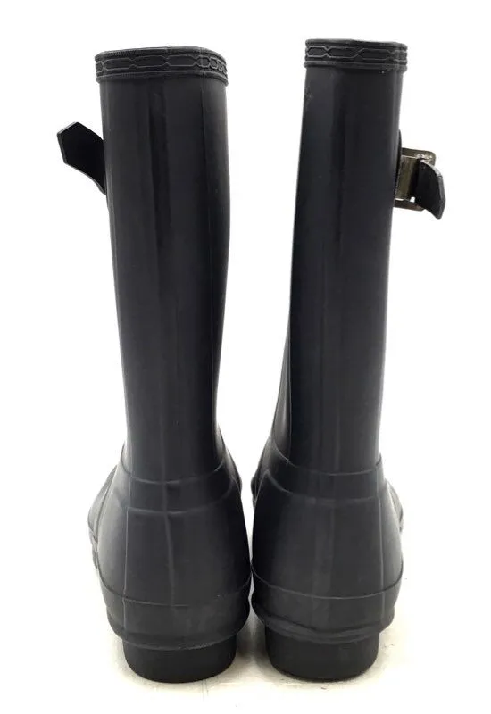 Hunter Women's Black Mid-Calf Rain Boots - Size 8