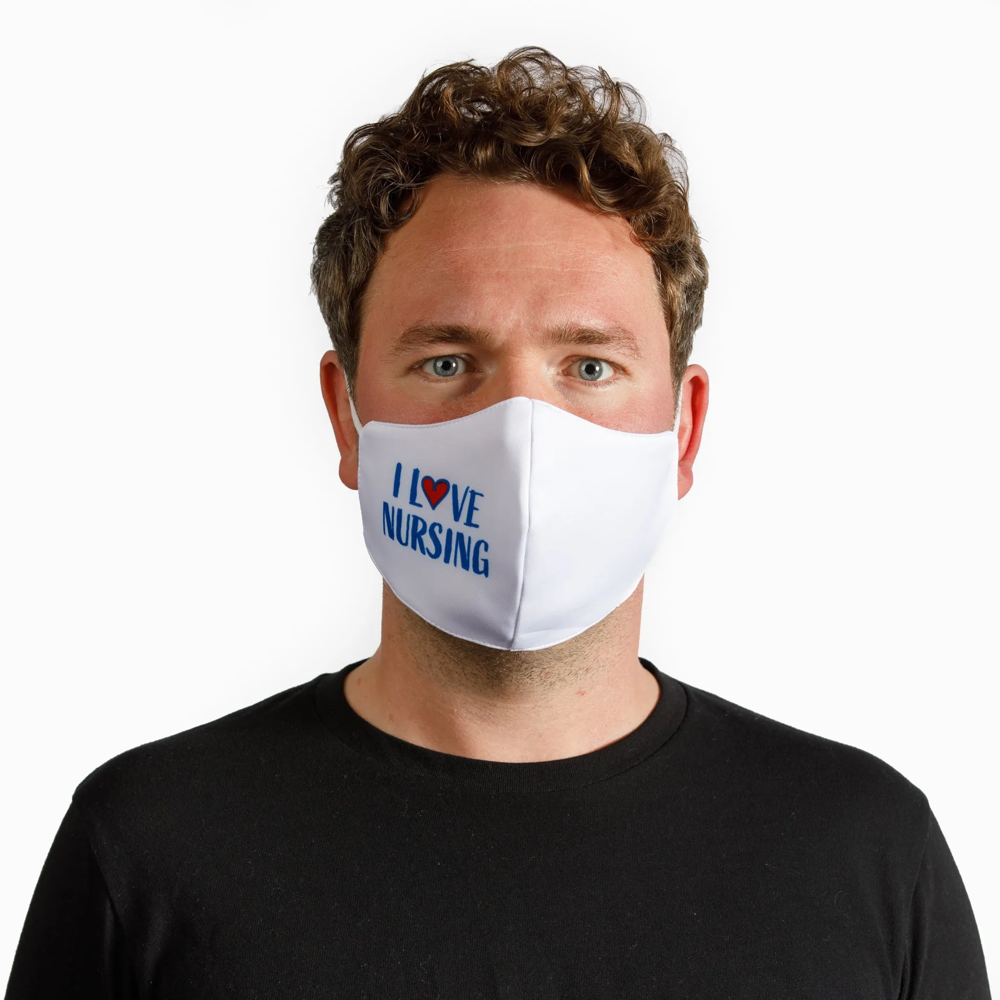 I Love Nursing Facemask