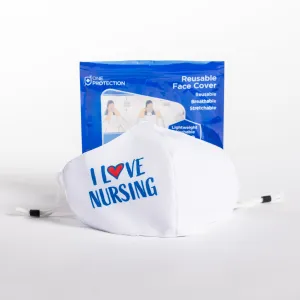 I Love Nursing Facemask