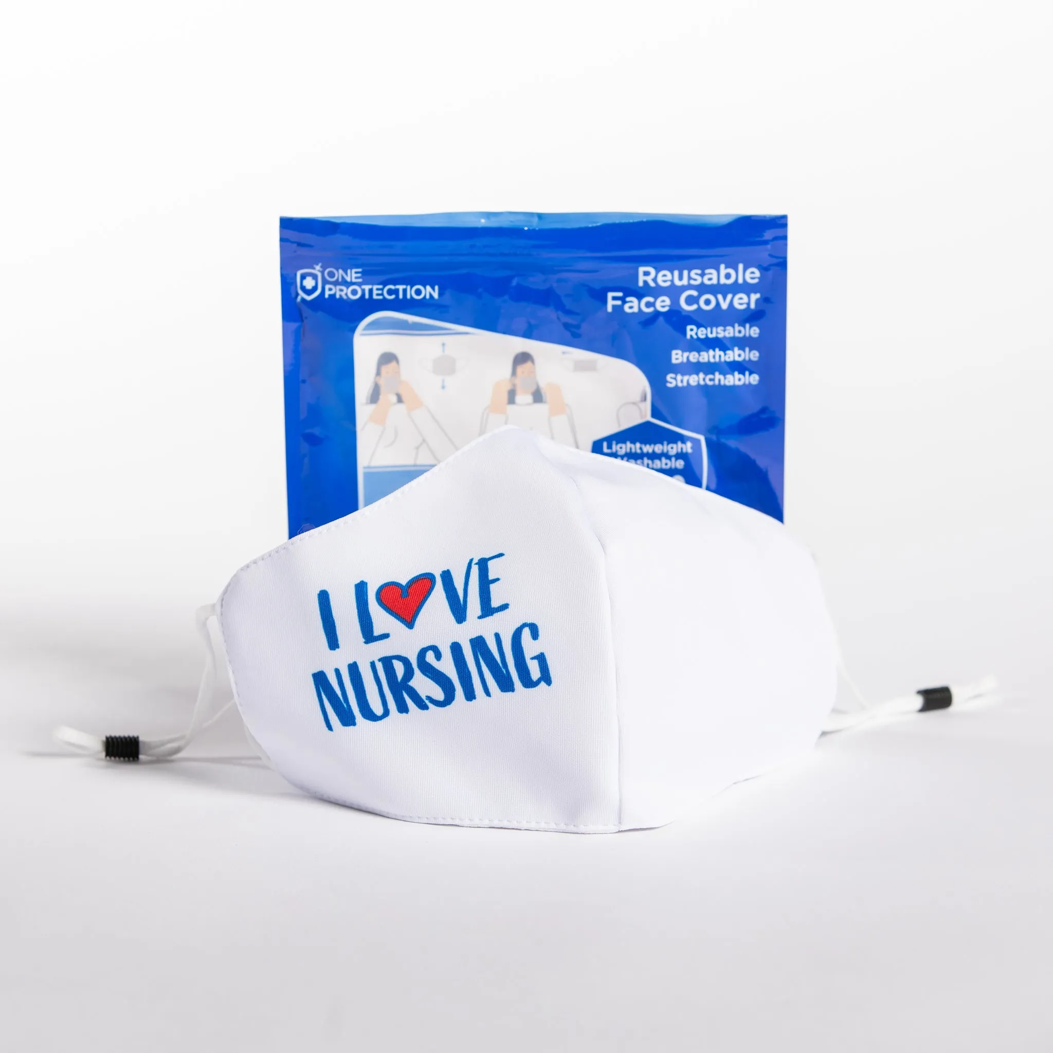 I Love Nursing Facemask