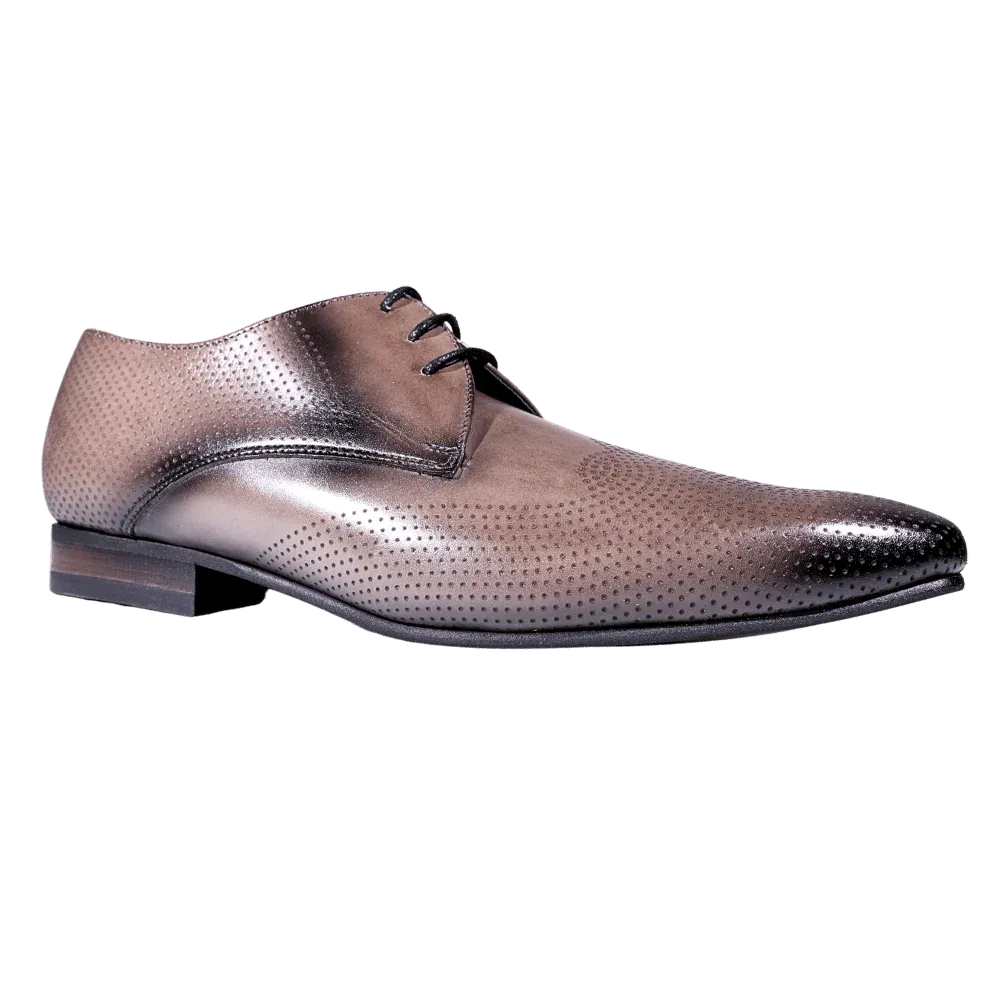John Drake Brogue Lace-up in Grey