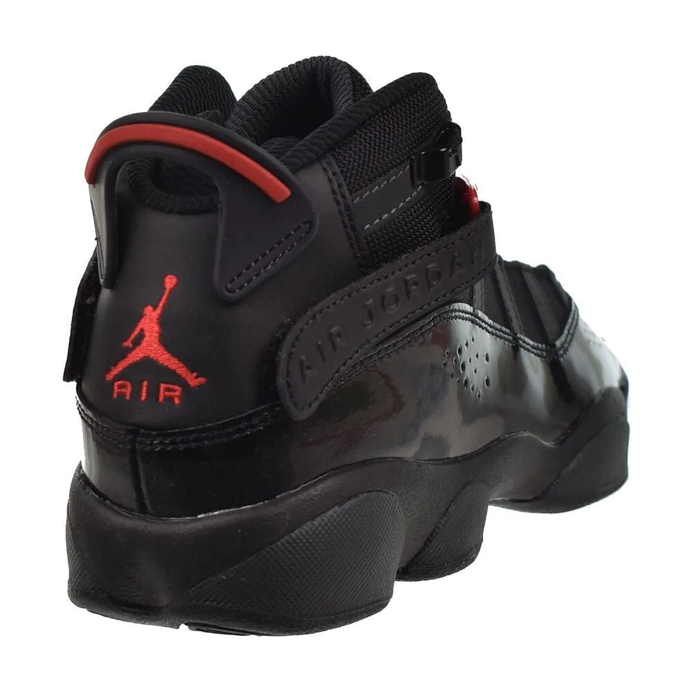 Jordan 6 Rings (GS) Big Kids' Shoes Black/Fire Red-Anthracite 323419-026