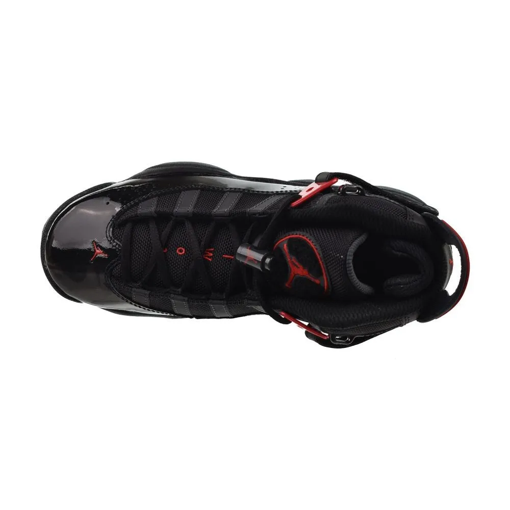 Jordan 6 Rings (GS) Big Kids' Shoes Black/Fire Red-Anthracite 323419-026