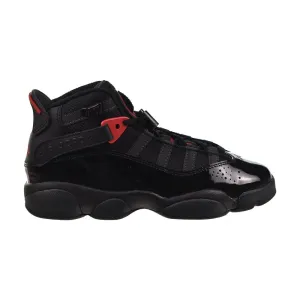 Jordan 6 Rings (GS) Big Kids' Shoes Black/Fire Red-Anthracite 323419-026