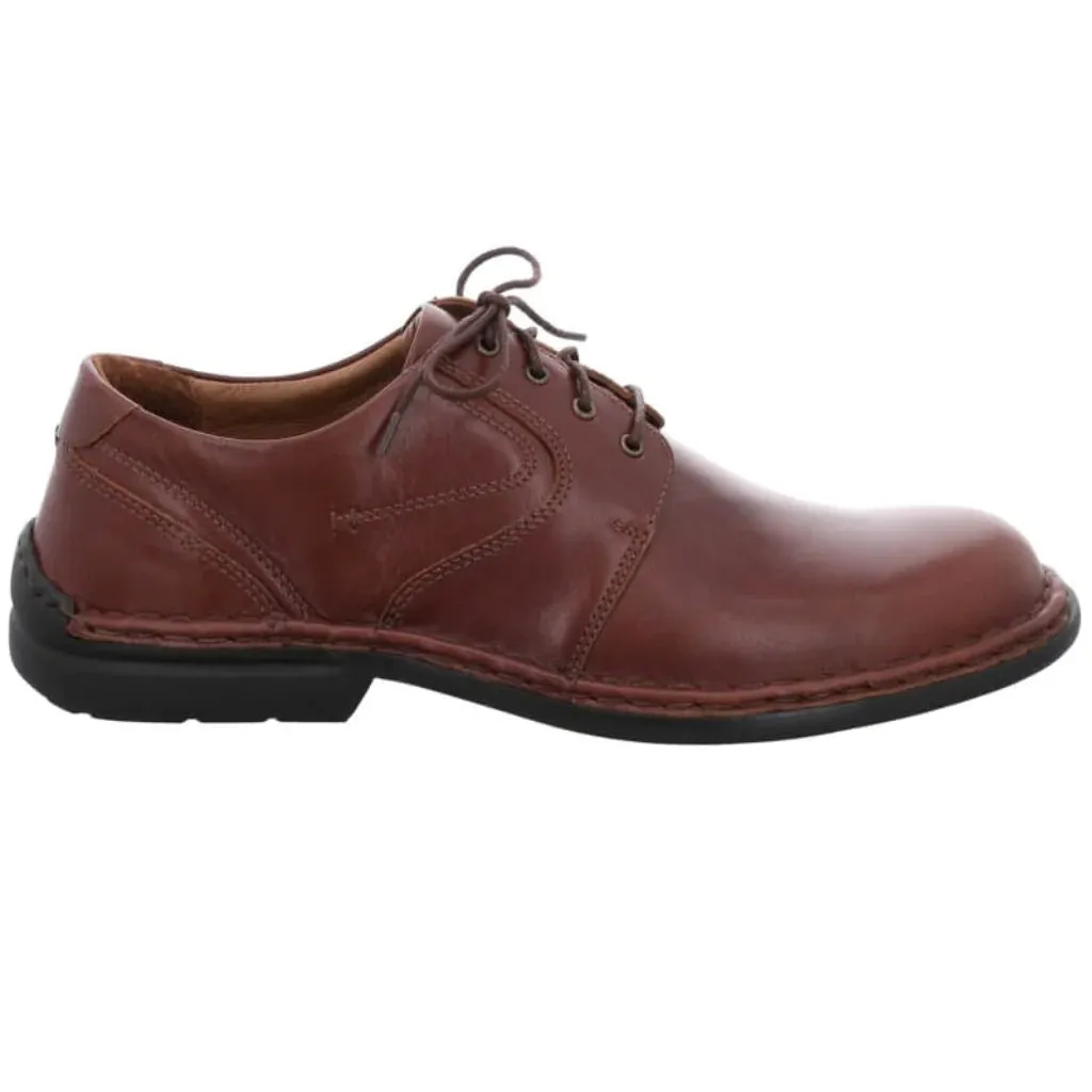 Josef Seibel Men's Walt Leather Casual Shoes Brandy Brown