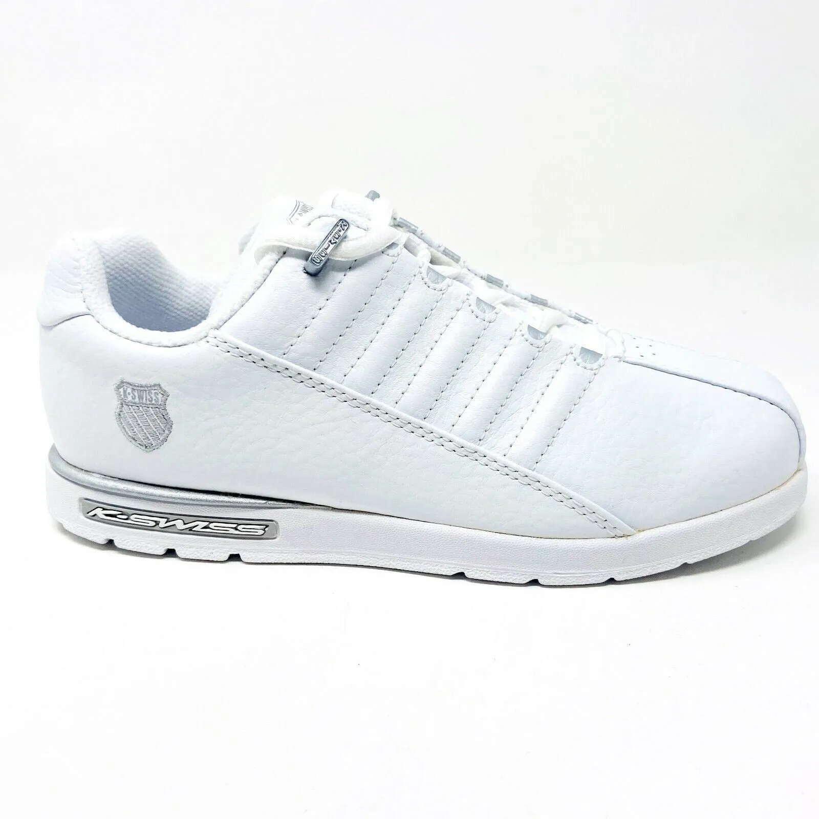 K-Swiss Denrock White Platinum Child Kids Casual Shoes 51281147
