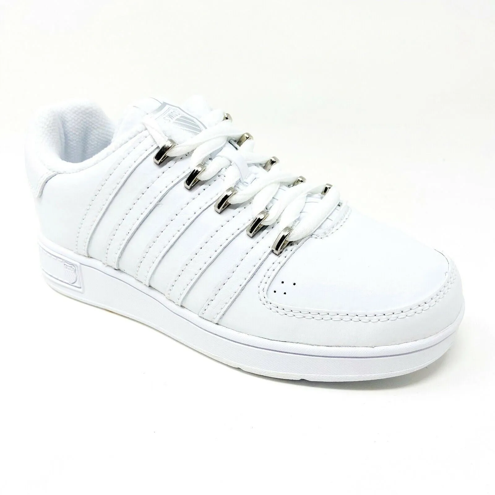 K-Swiss Ruttger White Platinum Child Kids  Casual Sneakers 52024147