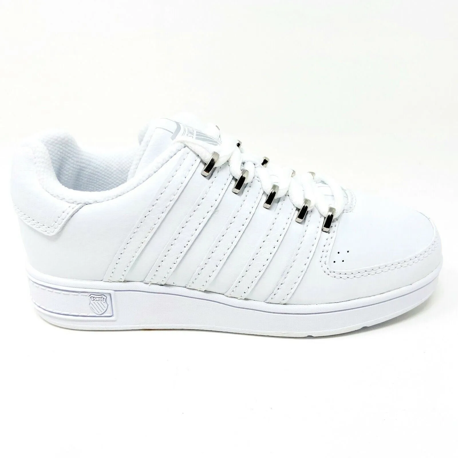 K-Swiss Ruttger White Platinum Child Kids  Casual Sneakers 52024147