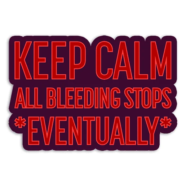 Keep Calm - Vinyl Sticker