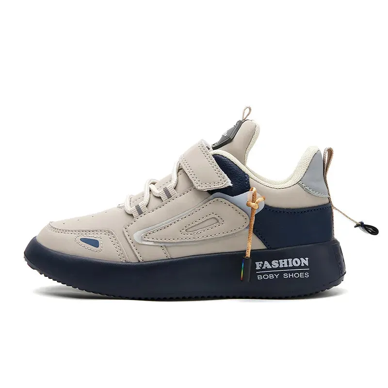 Kids Anti-slippery Leather Sneakers for Boys and Girls