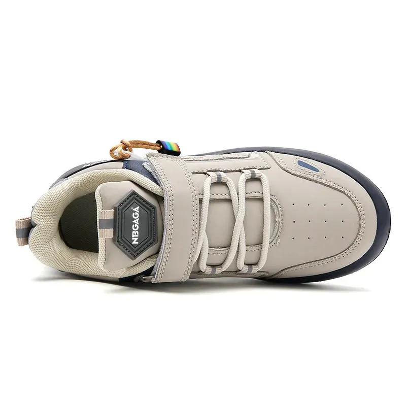 Kids Anti-slippery Leather Sneakers for Boys and Girls