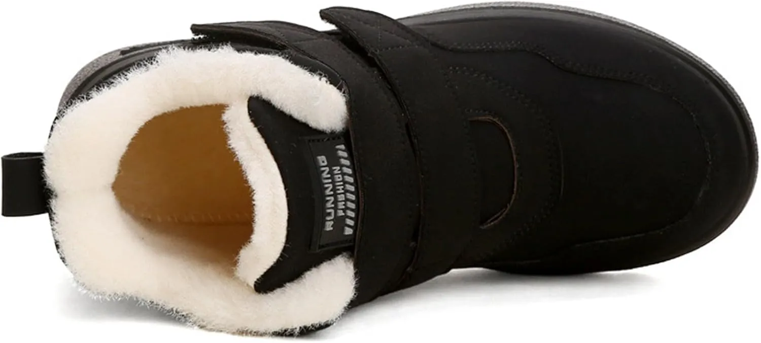 Kids Fr Lined Ankle Snow Boots Girls Boys Toddler Insulated Warm Fleece Winter Sneakers High Top Girls Booties Size 12
