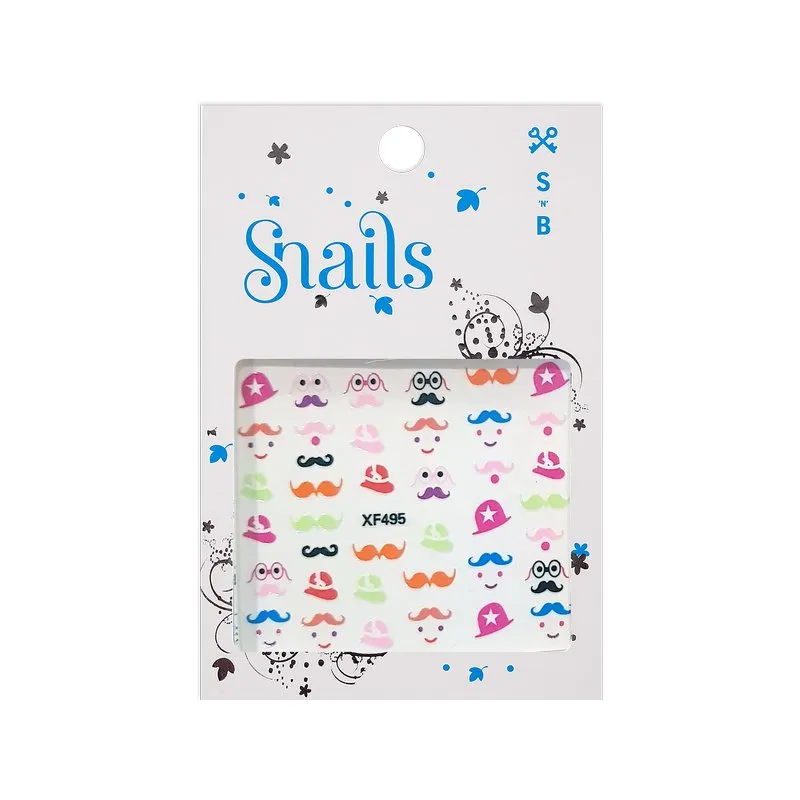 Kids Nail Stickers - Safe & Perfect for all Ages | Snail