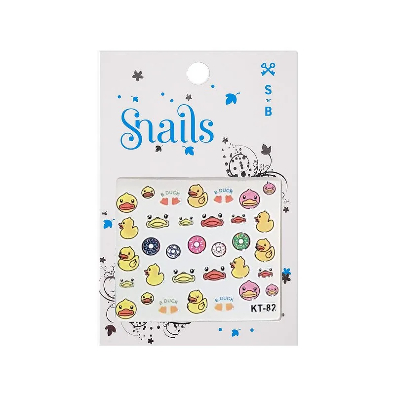 Kids Nail Stickers - Safe & Perfect for all Ages | Snail