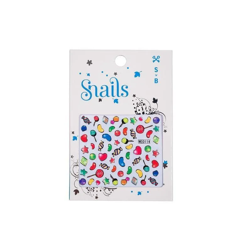 Kids Nail Stickers - Safe & Perfect for all Ages | Snail