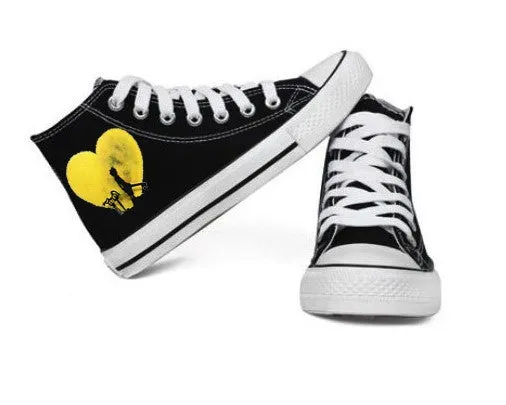 Kingdom Hearts Sora High top Canvas Shoes Sneakers Sports Shoes Kid Gifts