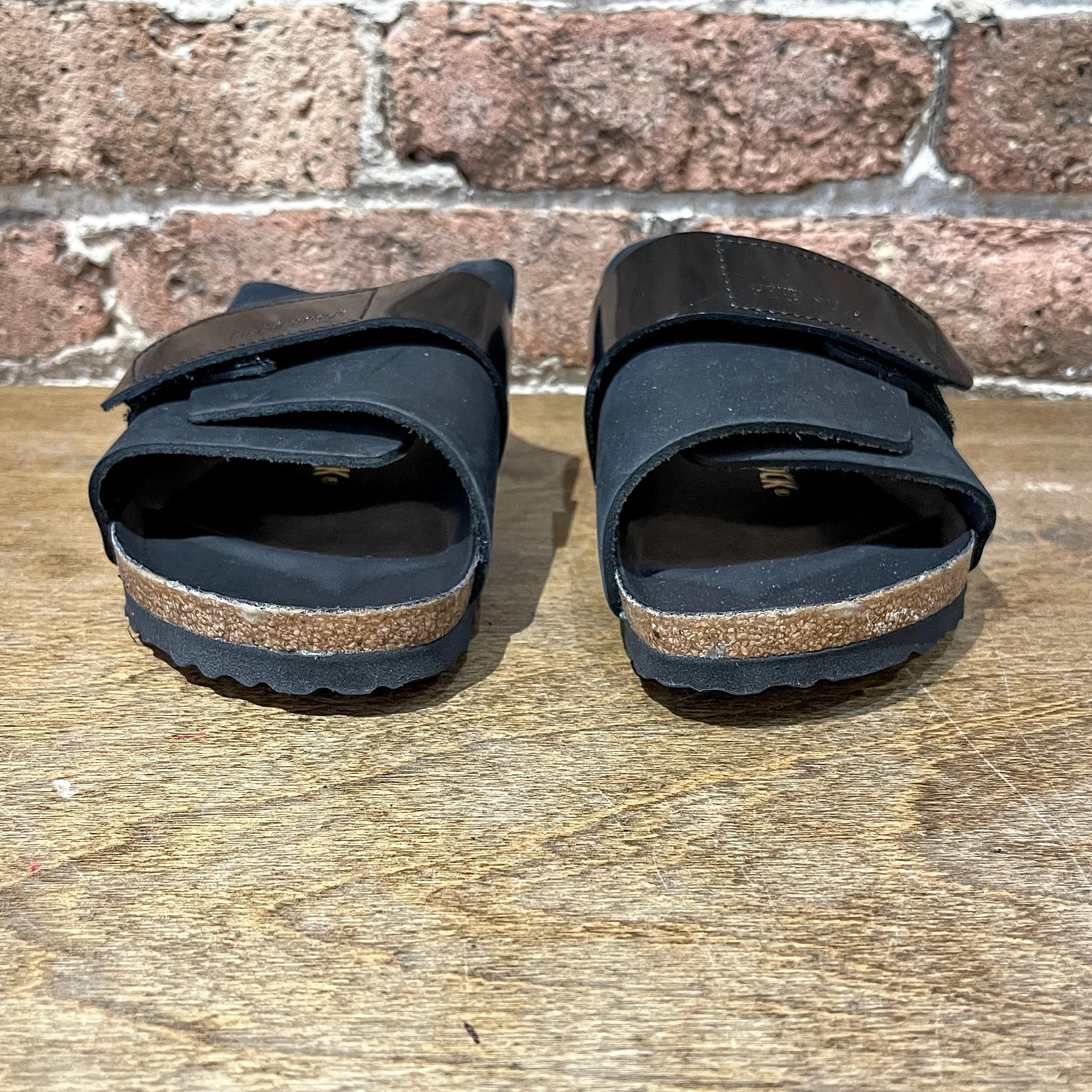 Kyoto Black Nubuck Leather