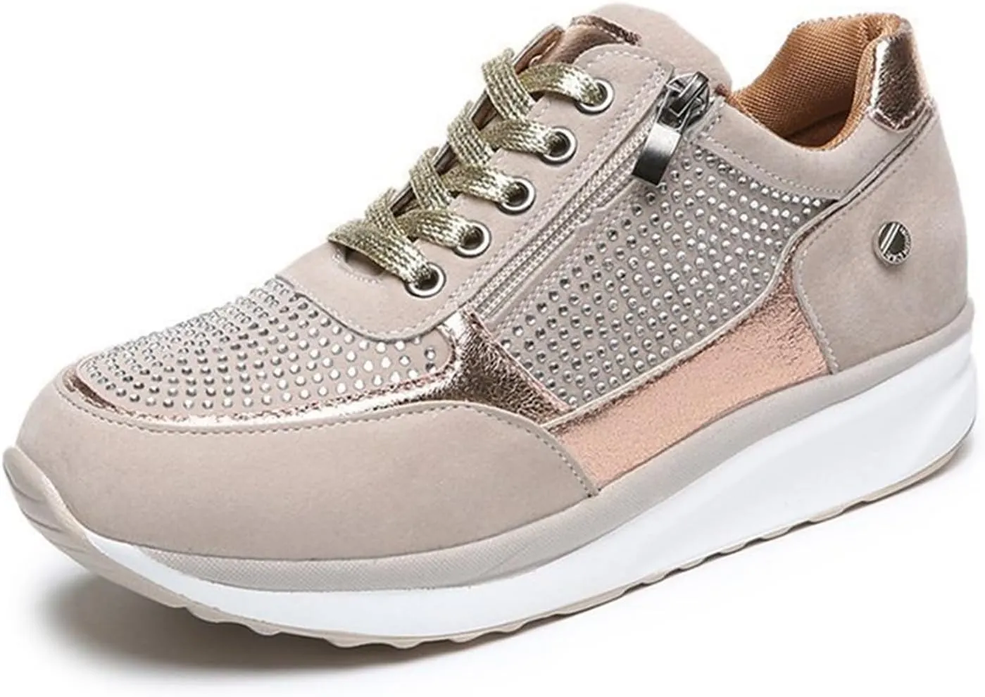 Ladmiple Sneakers For Women Comfortable Shoes Slip On Platform Shoes Fashion Dressy Casual Summer Walking Flats Loafers