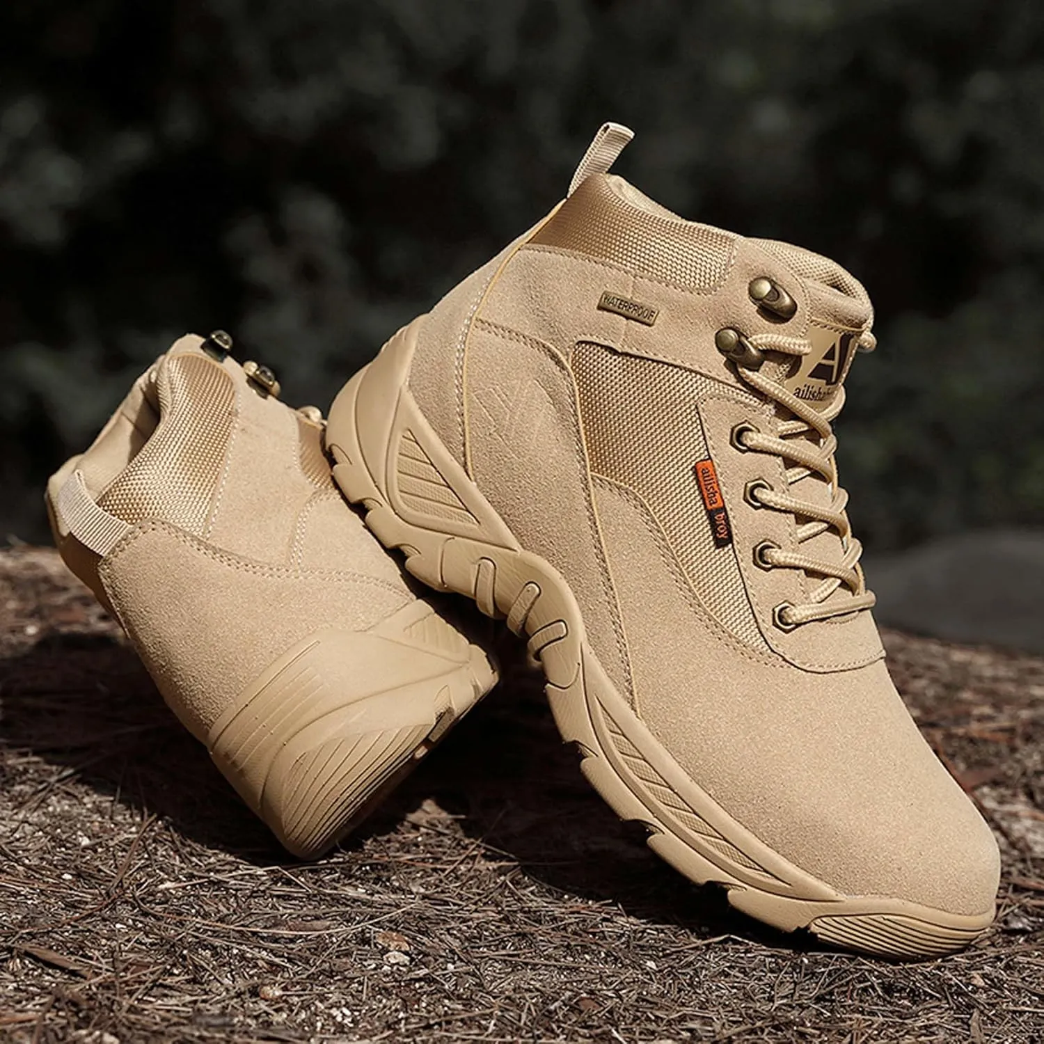 Large Size Field Training Military Boots Combat Boots Snow Boots Men's Shoes Shoes Men's Shoes Waterproof and Anti Slip Hiking Shoes