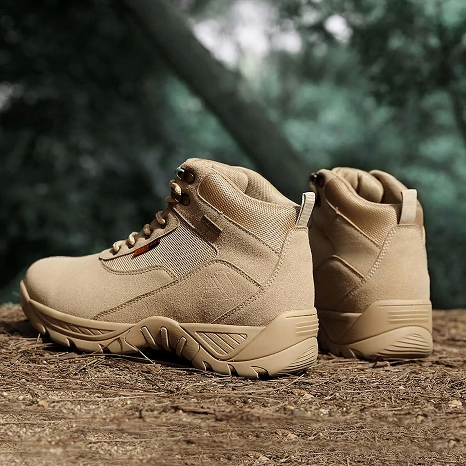 Large Size Field Training Military Boots Combat Boots Snow Boots Men's Shoes Shoes Men's Shoes Waterproof and Anti Slip Hiking Shoes