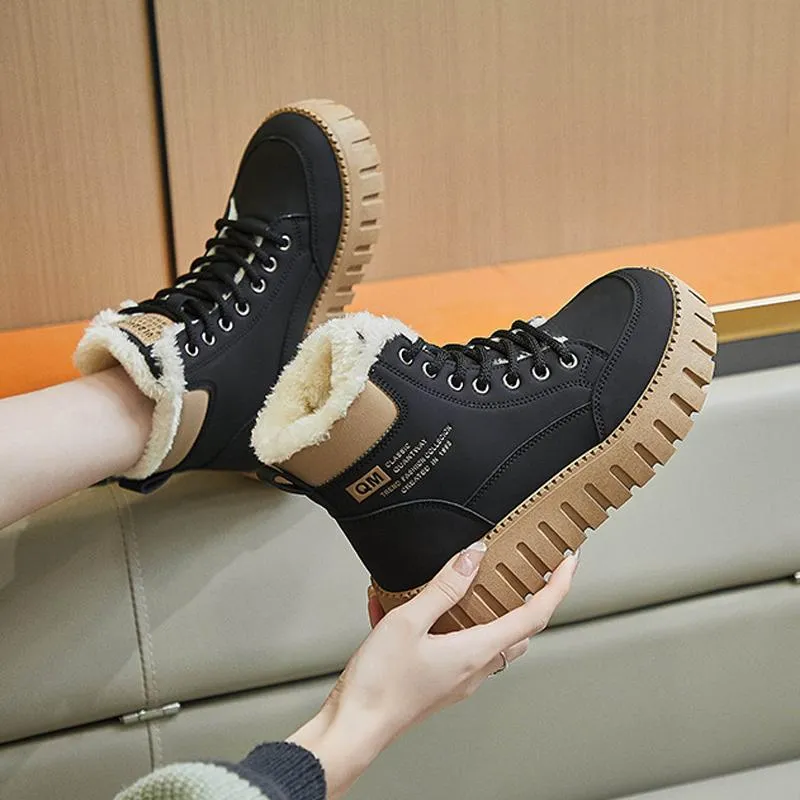 Leather Lightweight Women's Snow Boots