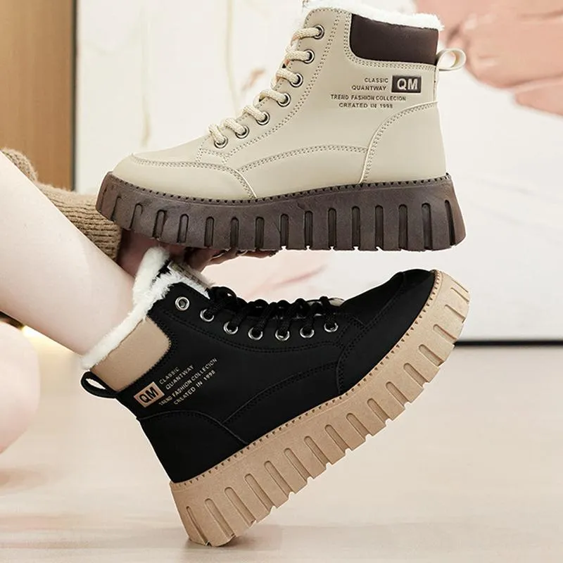 Leather Lightweight Women's Snow Boots
