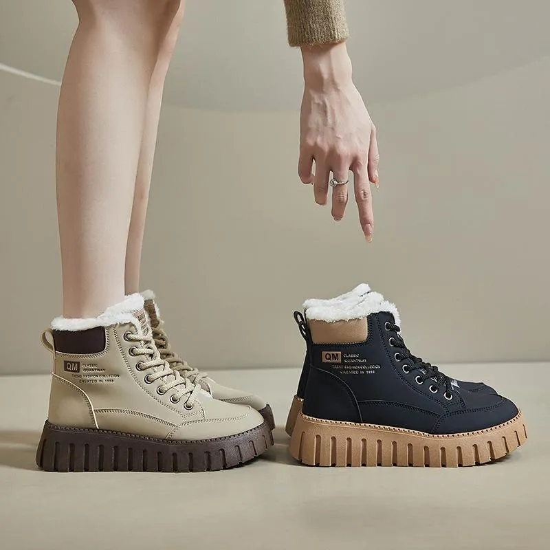 Leather Lightweight Women's Snow Boots
