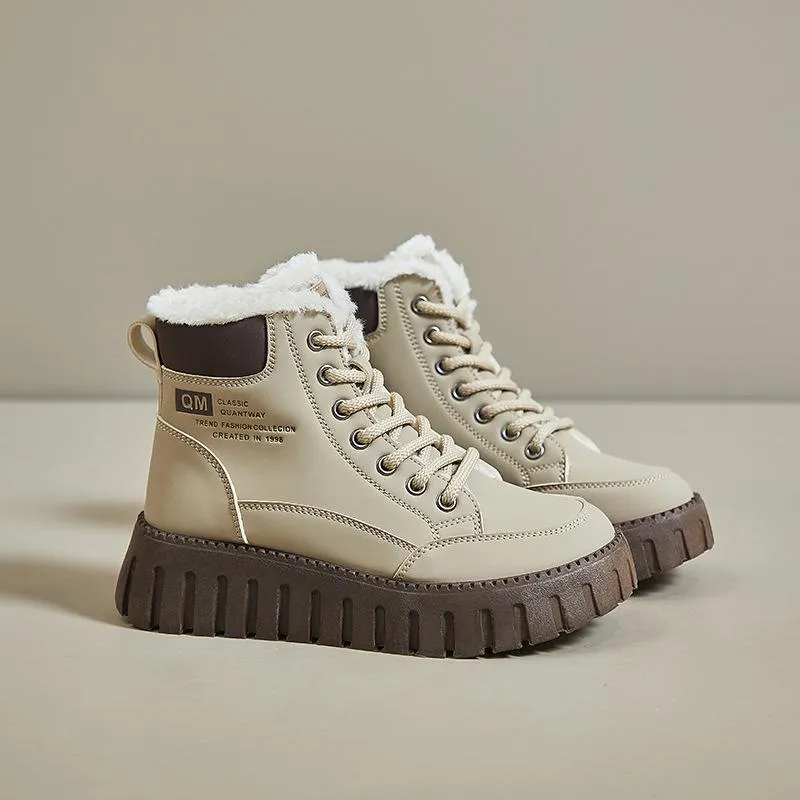 Leather Lightweight Women's Snow Boots