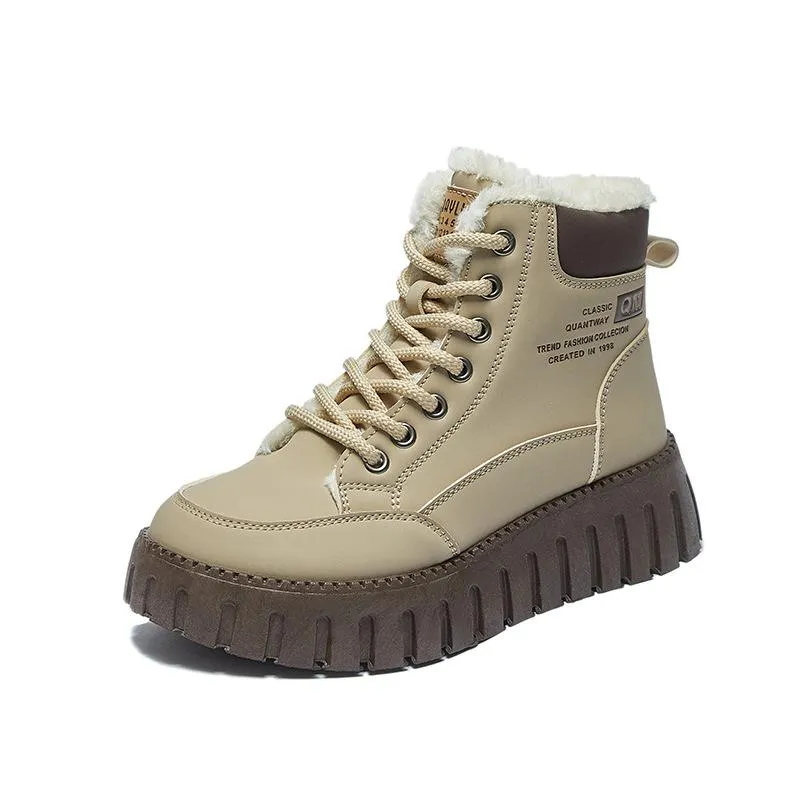 Leather Lightweight Women's Snow Boots