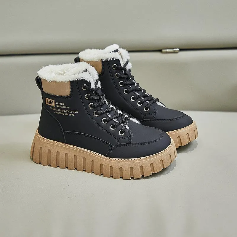 Leather Lightweight Women's Snow Boots
