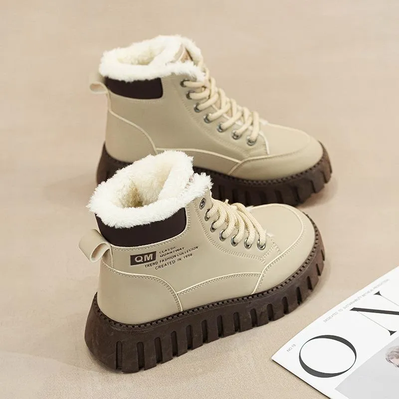 Leather Lightweight Women's Snow Boots