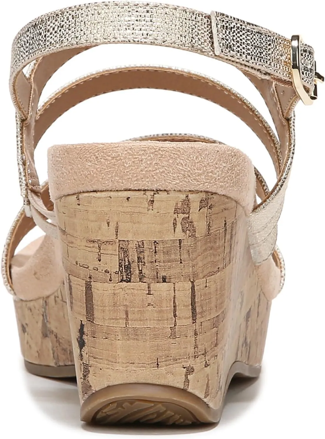 LifeStride Women's Discover Strappy Platform Wedge Sandal