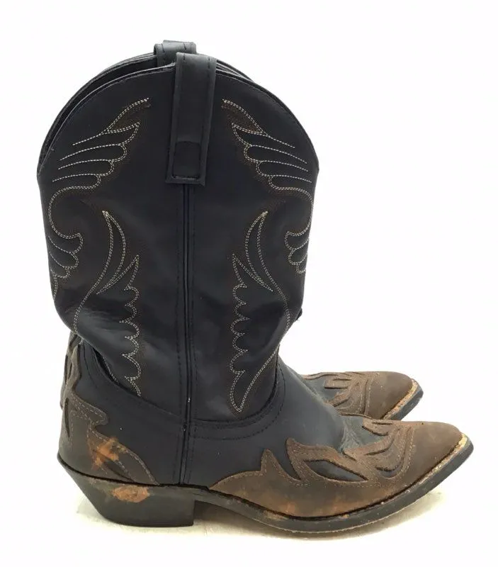 Masterson Women's RB891 Black Leather Western Boots - Size 10M