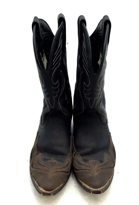 Masterson Women's RB891 Black Leather Western Boots - Size 10M