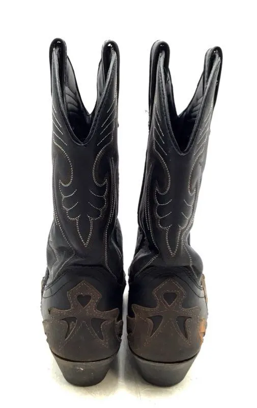 Masterson Women's RB891 Black Leather Western Boots - Size 10M
