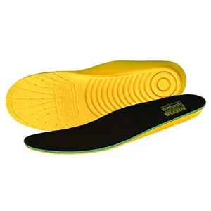 MEGAComfort Inc. MEGAComfort PAM-M67 Personal Anti-Fatigue Mat Insole, Capacity, Volume, Foam, Mens 6-7 Women 8-9, Yellow/Black