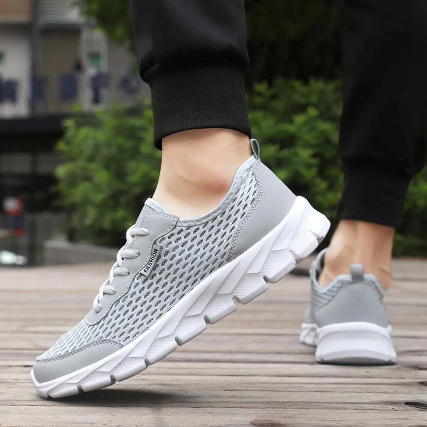 Men Lightweight Breathable Mesh Shoes Running Shoes Mesh Shoes Lace Up Large Size Casual Sneakers Sneaker Shoes Men Mens Dres