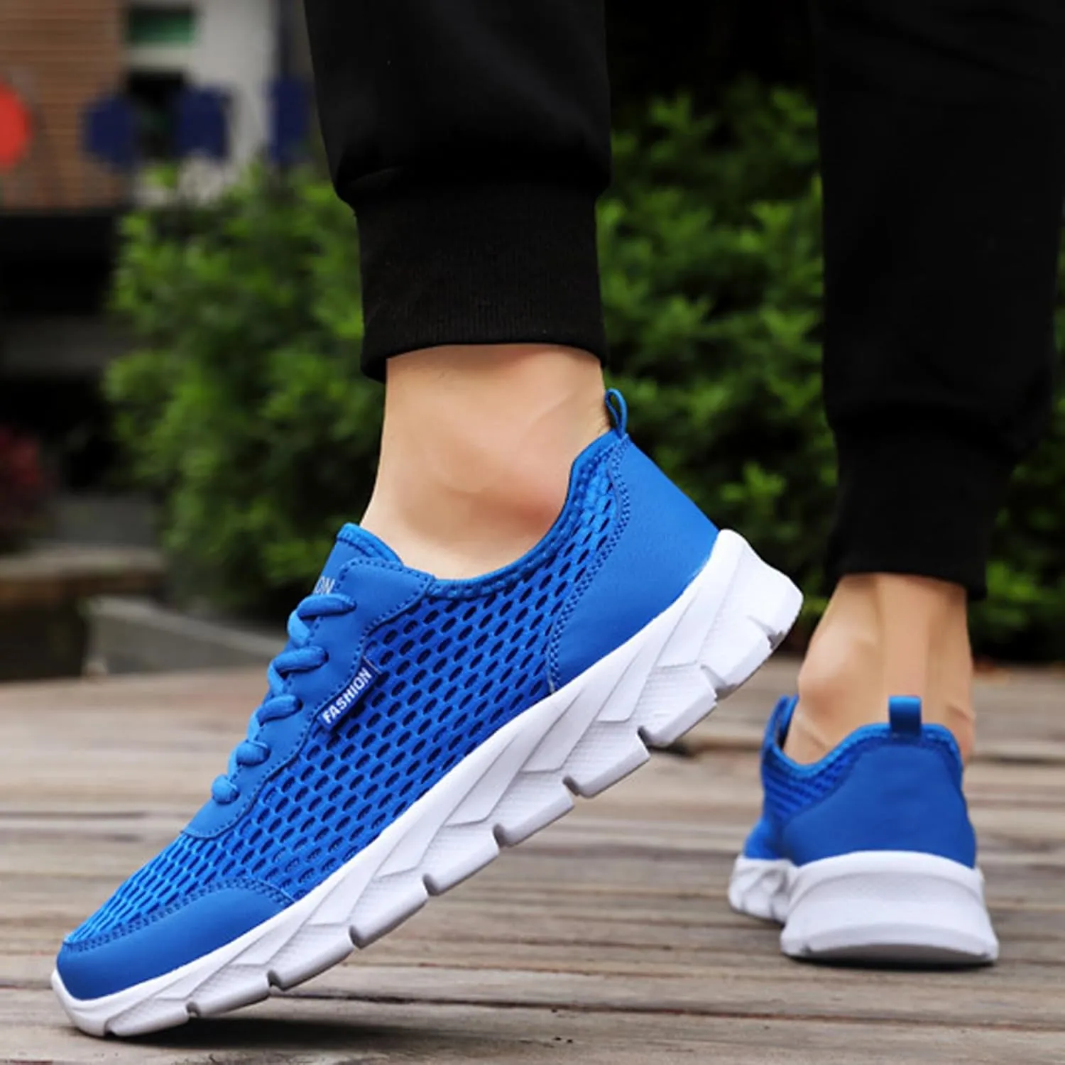 Men Lightweight Breathable Mesh Shoes Running Shoes Mesh Shoes Lace Up Large Size Casual Sneakers Sneaker Shoes Men Mens Dres