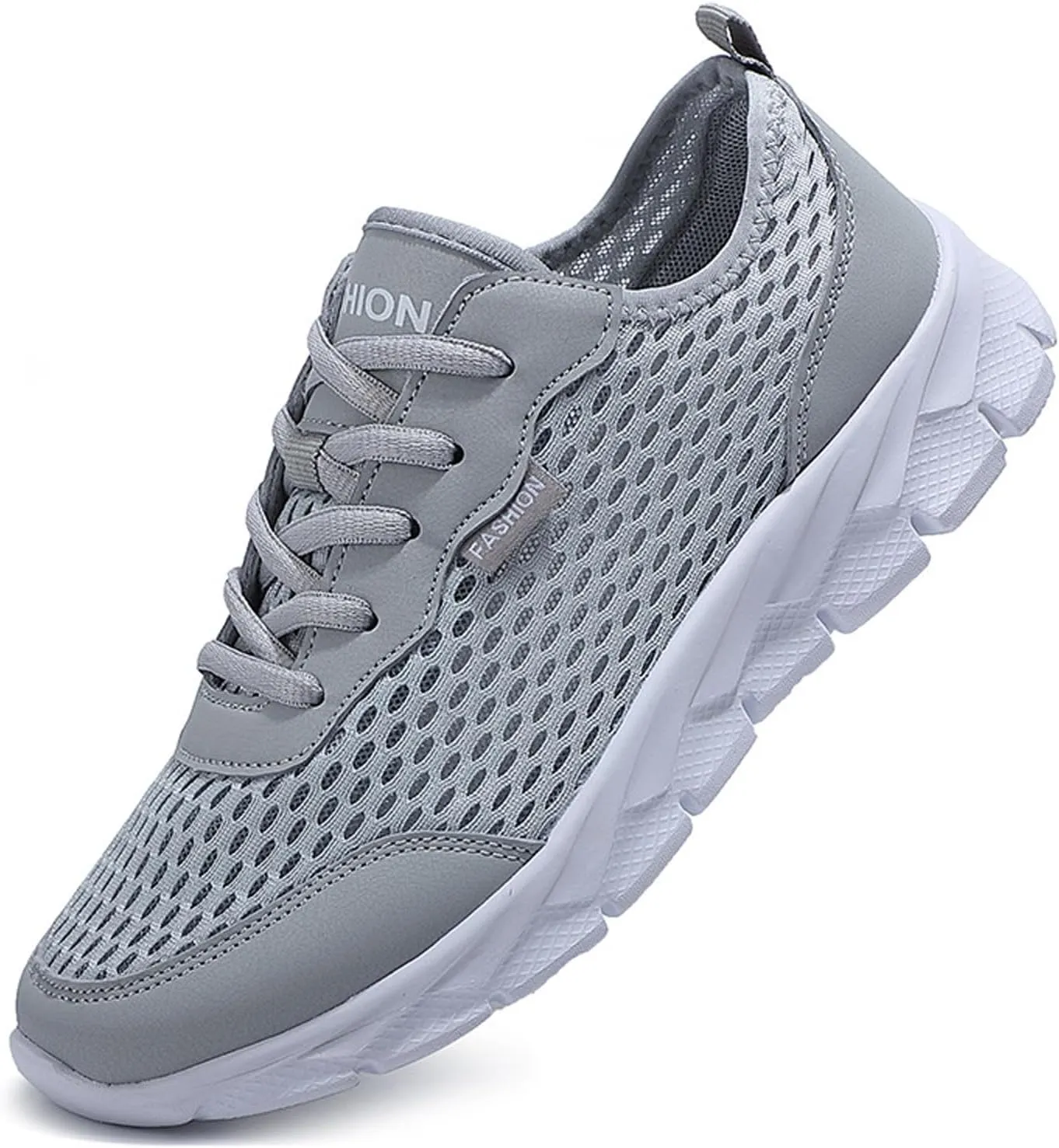 Men Lightweight Breathable Mesh Shoes Running Shoes Mesh Shoes Lace Up Large Size Casual Sneakers Sneaker Shoes Men Mens Dres