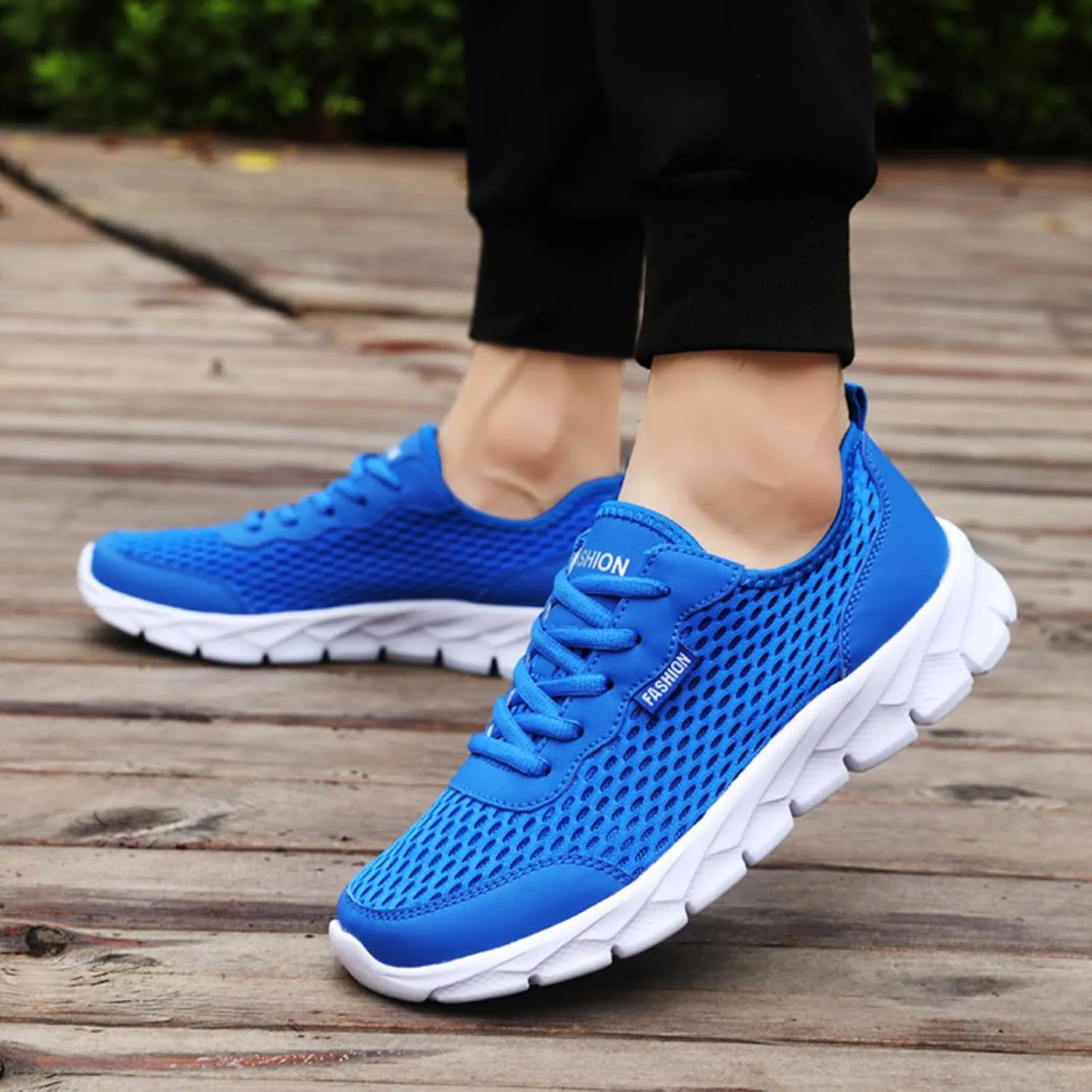 Men Lightweight Breathable Mesh Shoes Running Shoes Mesh Shoes Lace Up Large Size Casual Sneakers Sneaker Shoes Men Mens Dres