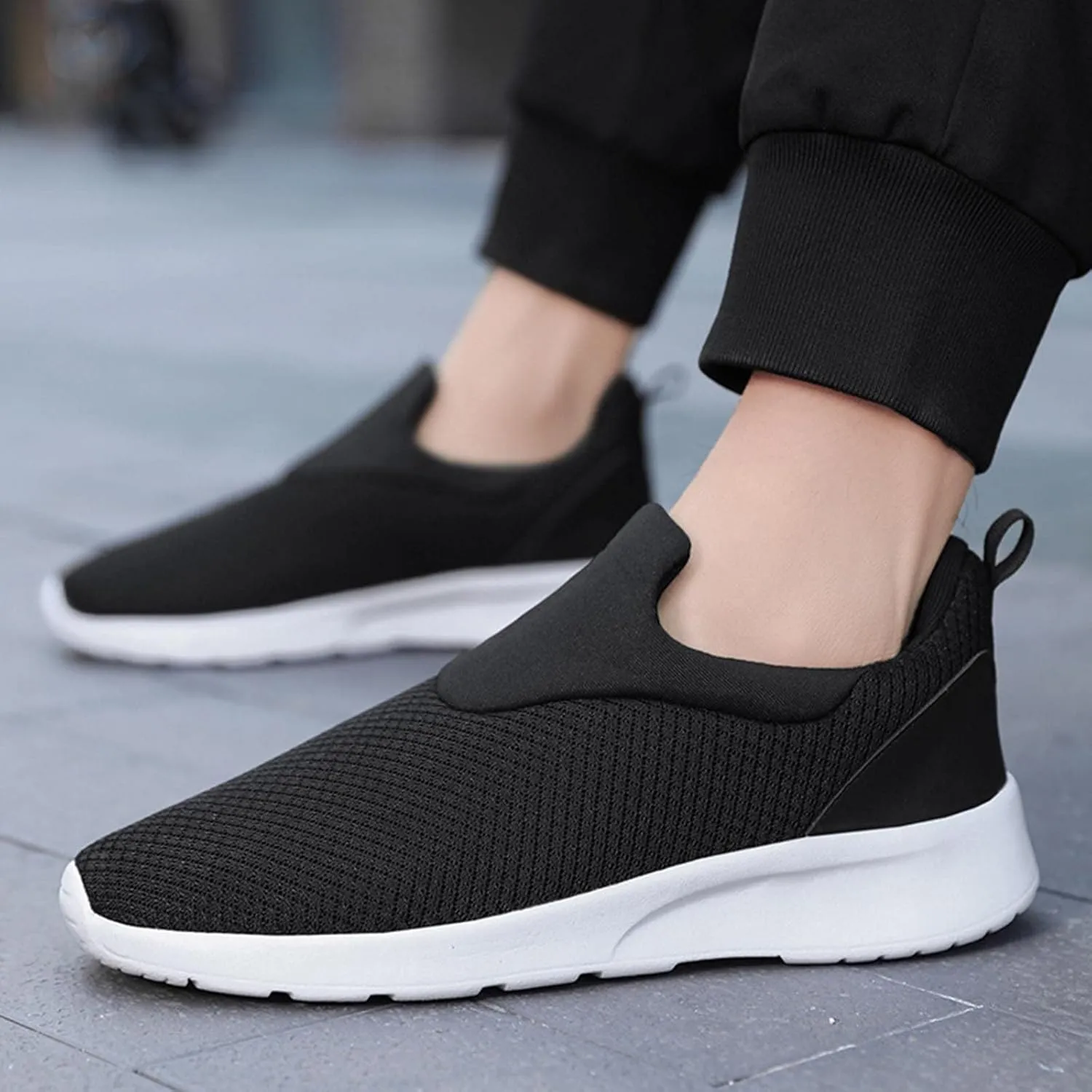 Men Summer Large Size Fashion Lightweight Comfort Shoes Non Slip Casual Running Shoes Sneaker Rack Organizer for Men